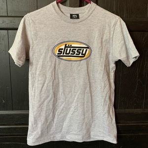 Stüssy Gray Logo Tee
